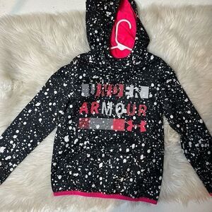 Junior small black white pink under armour